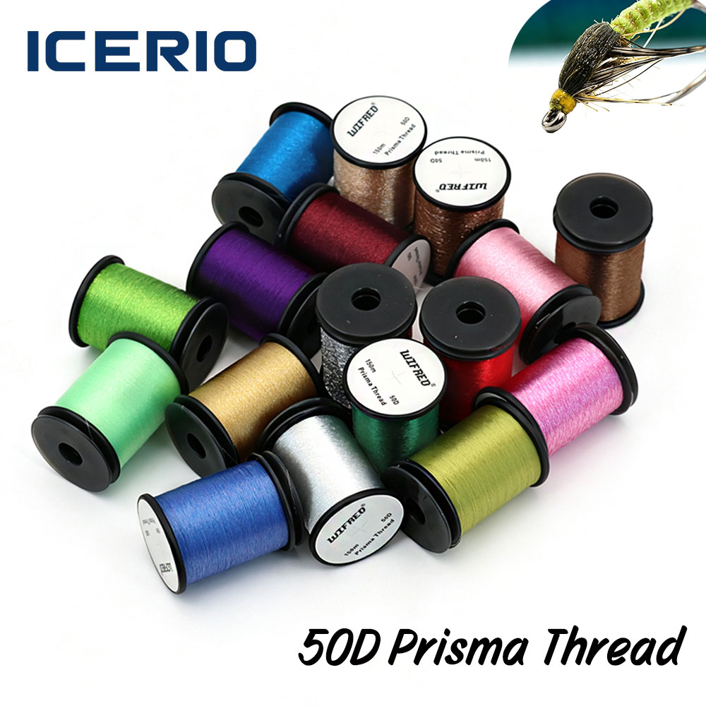 Ice Fishing Line - ﻿ 50D Prisma Fliegenbindefaden 150m Polyester