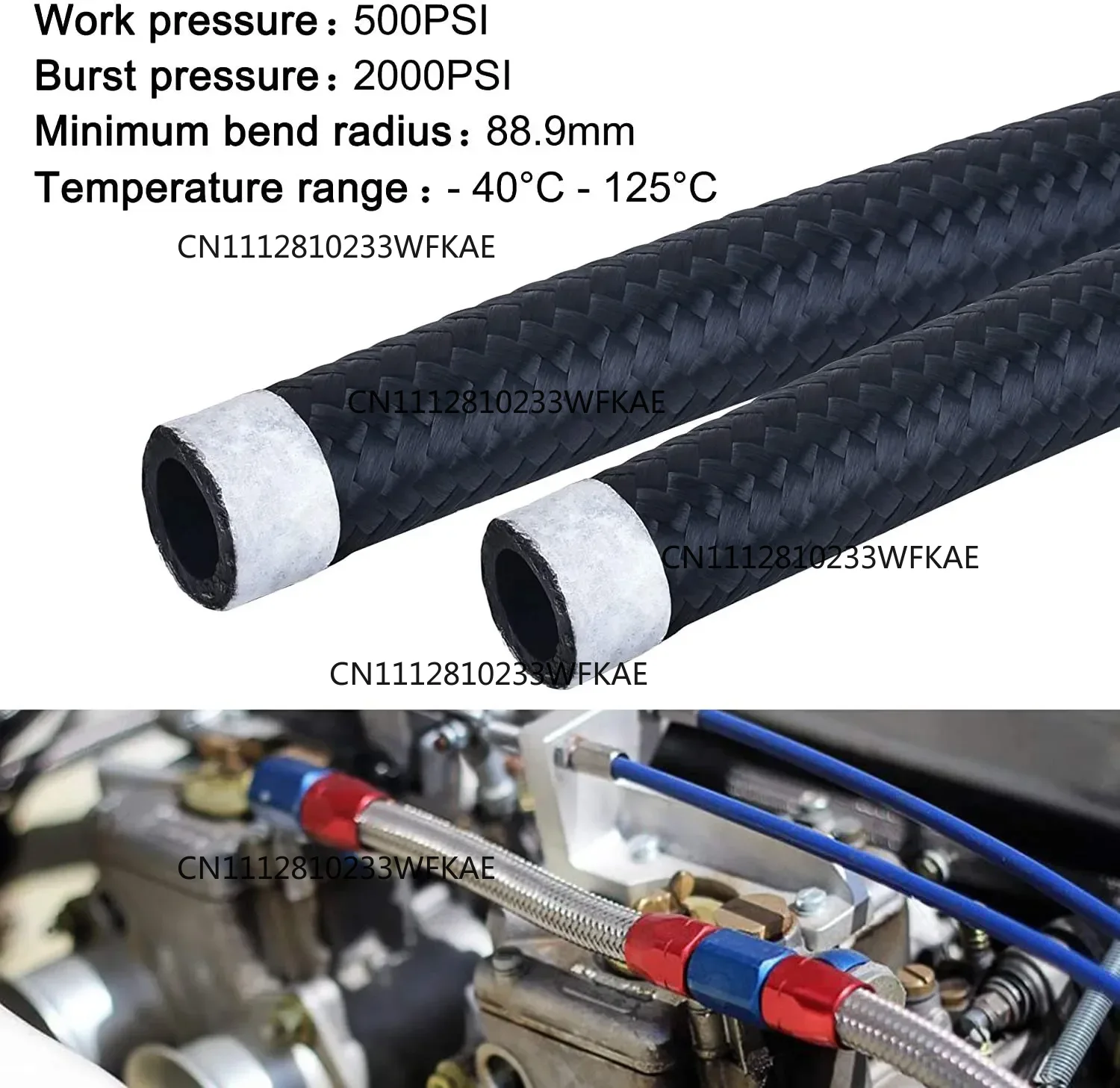 1M 3M 5M Kraftstoffschlauch Öl – Braided Line Bewertung und Preis