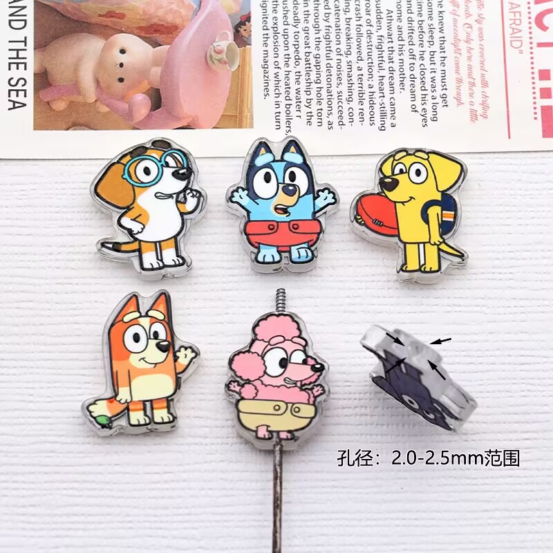 10 Stück Cartoon-Hund-Acryl-DI – Penn Reel Fierce Bewertung und Preis